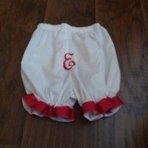 monogrammed bloomers